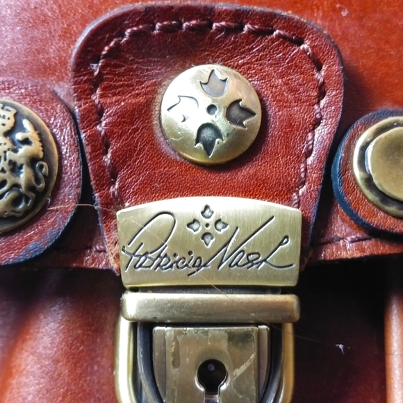 Patricia Nash Renaissance coin Leather Western Large  bucketbag - Picture 5 of 12